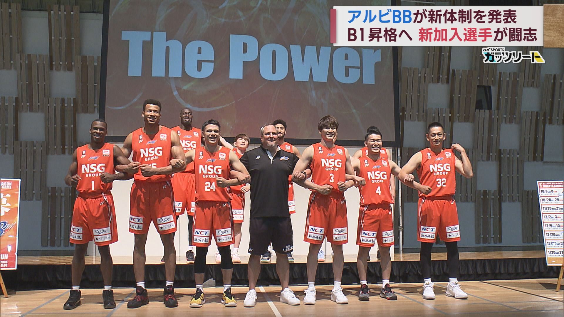 バスケ･アルビBB B1復帰への決意 日本代表の活躍を励みに【新潟】